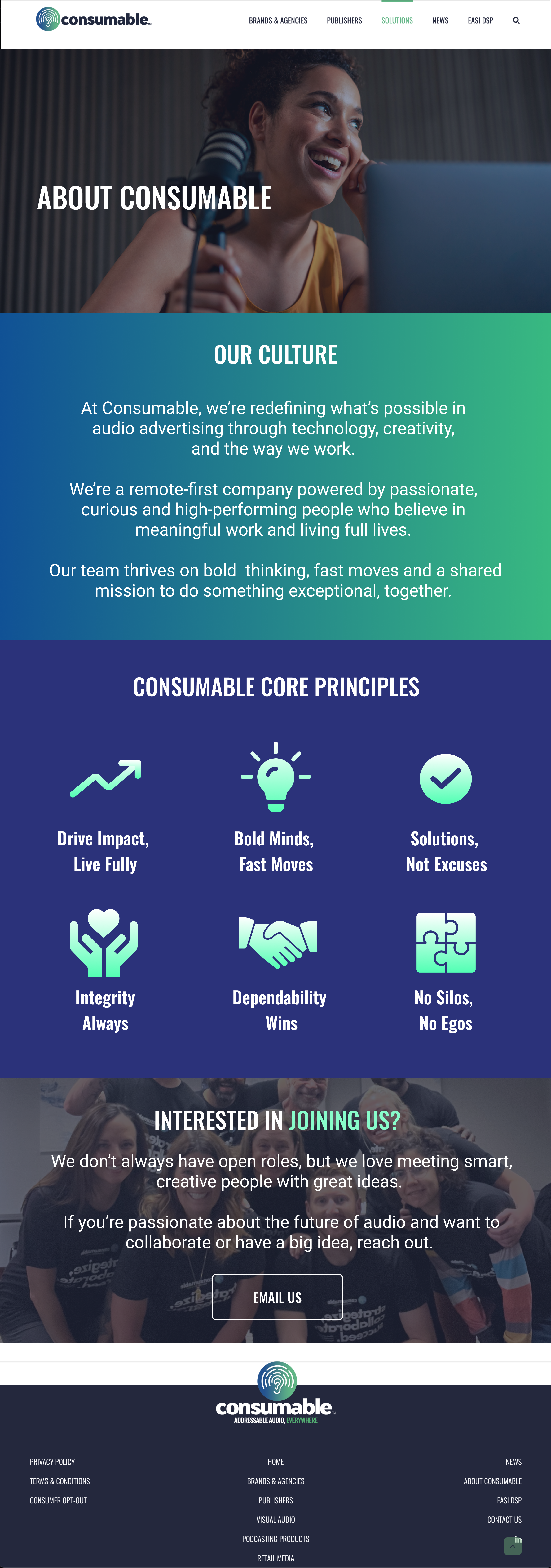 Consumable about desktop