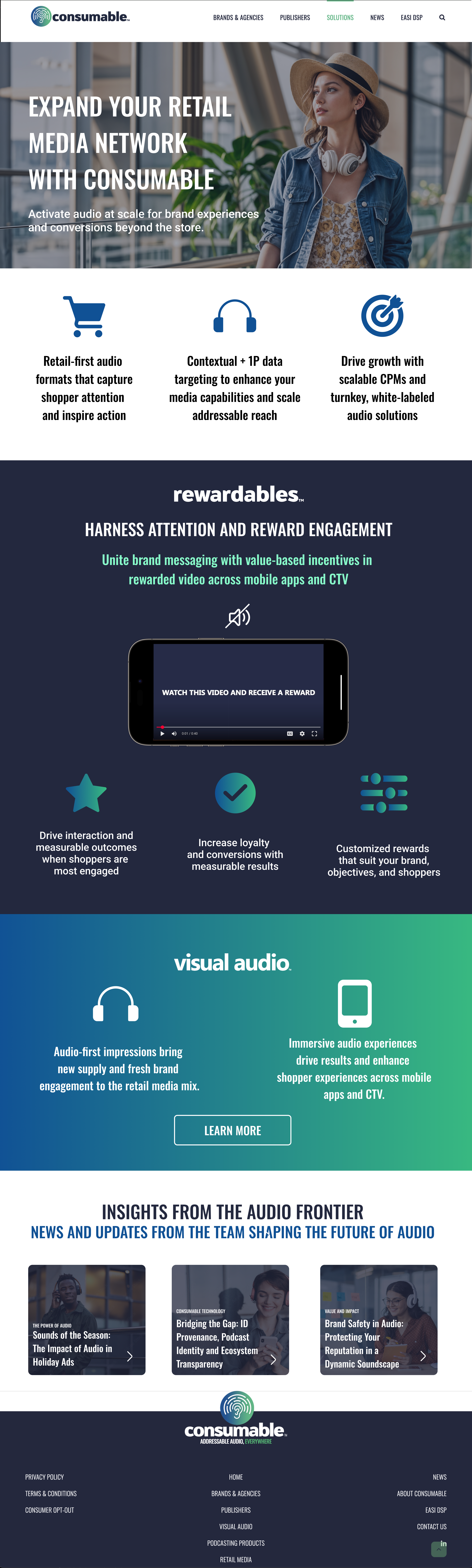 Consumable retail media solution desktop